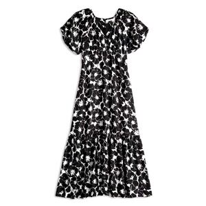 🔥NWT Elegant Black and White Floral Maxi Dress by Nine West